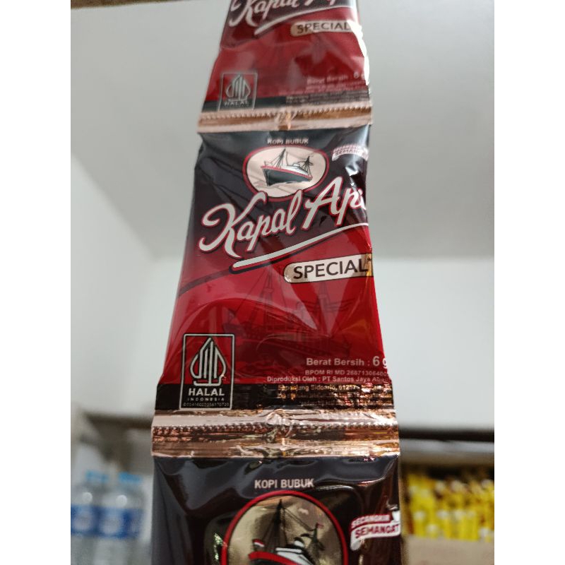 

Kopi Kapal Api 6 G perenceng / 10 pcs