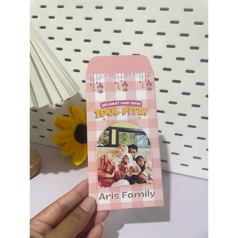 

Amplop lebaran aesthetic custom foto | Amplop lebaran panjang | Amplop lebaran custom