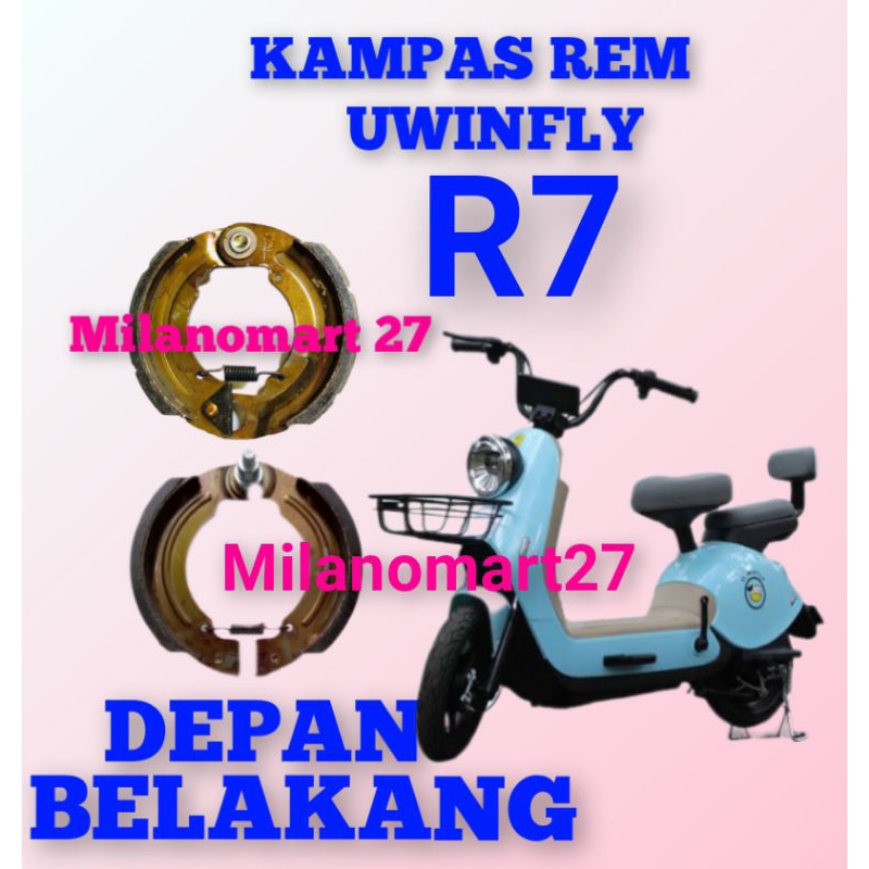 kampas rem uwinfly r7 kampas rem sepeda listrik uwinfly R7