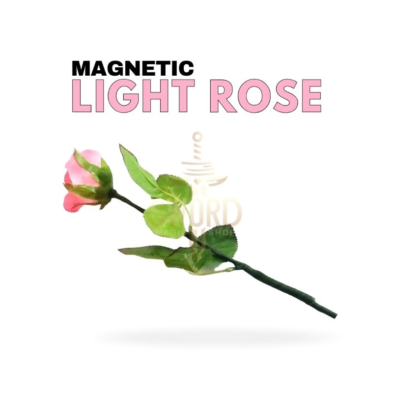 Alat Sulap Magnetic Light Rose - Dlite Rose - Sulap Bunga Nyala - Sulap Bunga Lampu - Sulap Mawar Ny