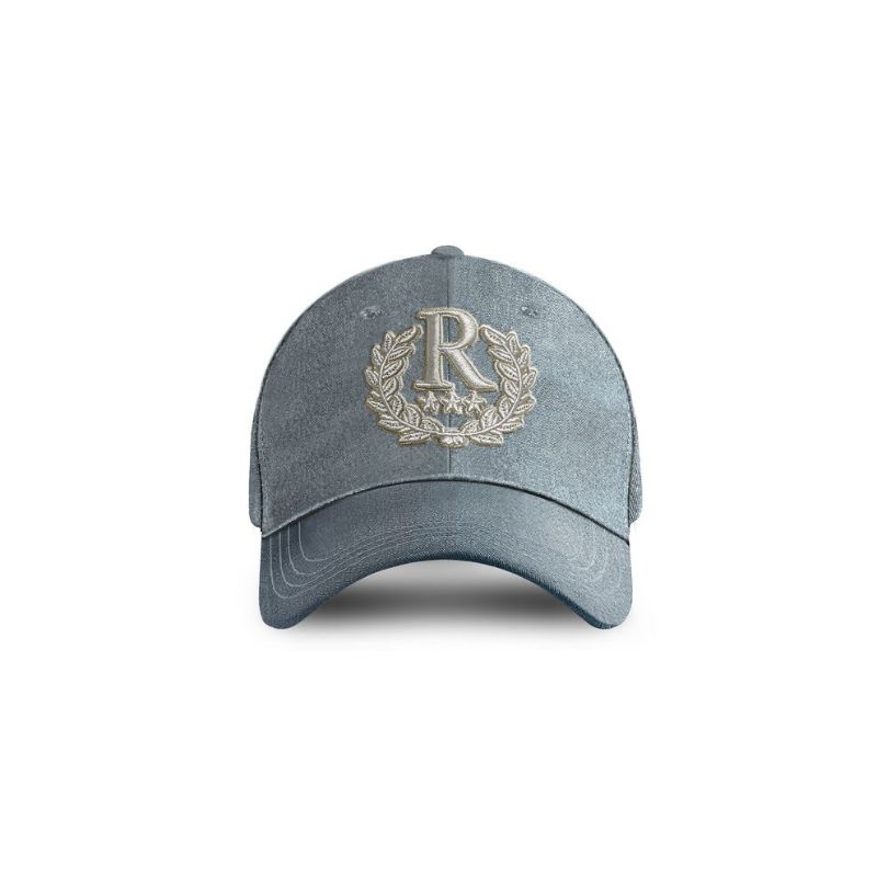 [ORIGINAL 100%] RUCAS CROWN DENIM CAP / RUCAS BLUE DENIM PATTERN CAP / RUCAS CROWN PAINT LEATHER BLA