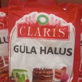 

Gula halus Claris 250gr/bahan kue/gula untuk kue/packing bublewrap