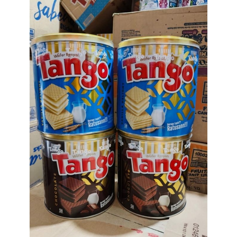 

Tango kaleng coklat/vanila 300gr per pcs Termurah