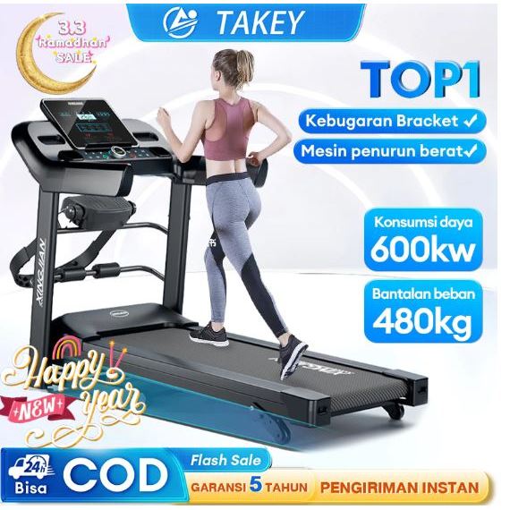 Treadmill Lipat Treadmill Elektrik Treadmill Multifungsi Bluetooth Musik treadmill portable