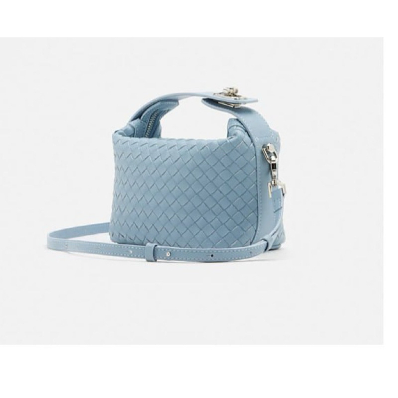 Preloved Tas Pazzion blue Like new ala bottega