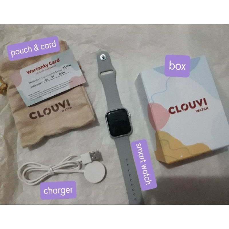 CLOUVI X8 MINI SMART WATCH (FREE 1 STRAP)
