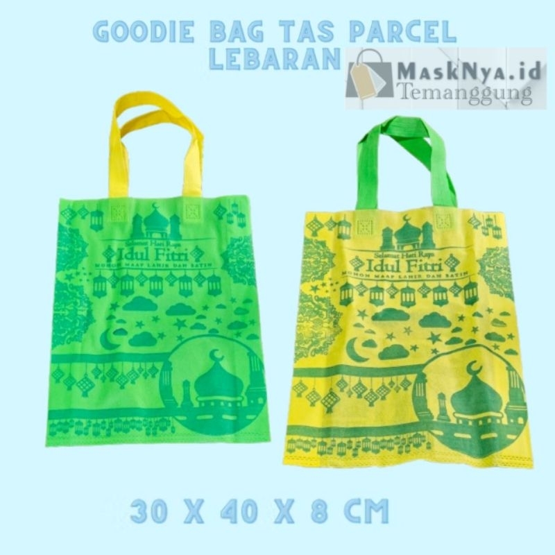 

12 Pcs Tas Lebaran 4 sisi Ukuran 30×40 Tas Lebaran Printing Tas Hampers Tas Berbagi