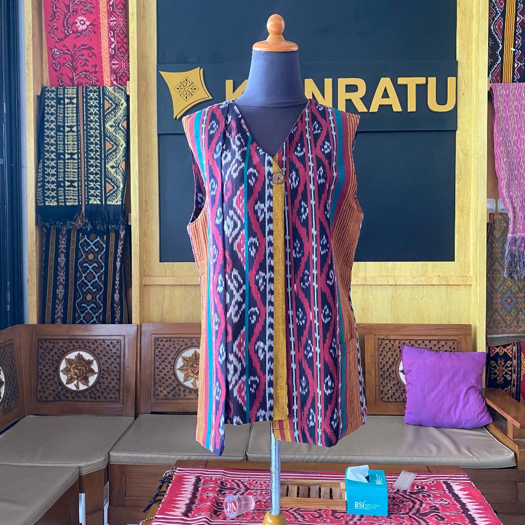 Vesti Outer Tenun Ikat
