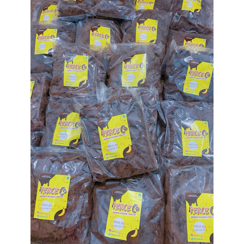 

Peace Co Keripik Pisang Coklat kemasan 1kg