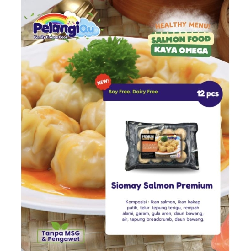 

siomay ikan salmon/ non msg/ non pengawet/ pelangi anal sehat