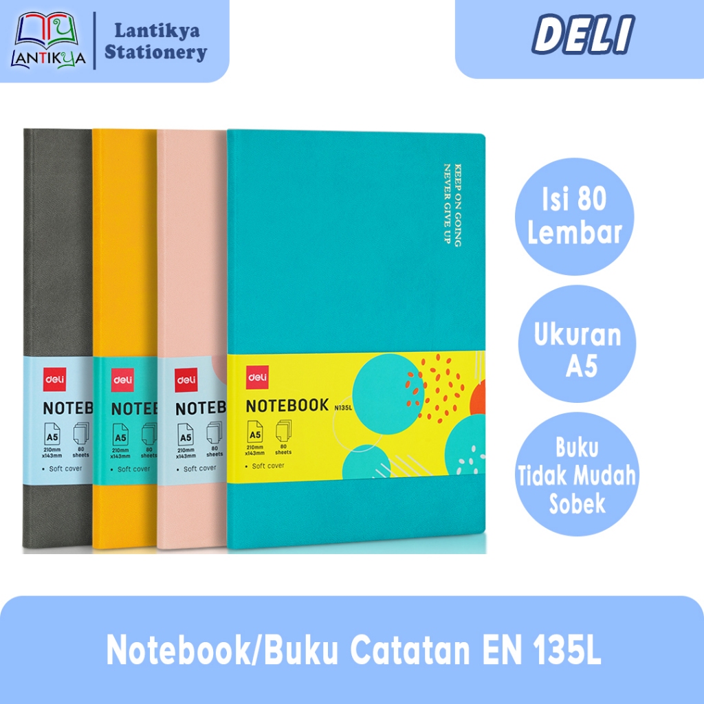 

Deli Notebook / Buku Catatan Agenda A5/EN 135L