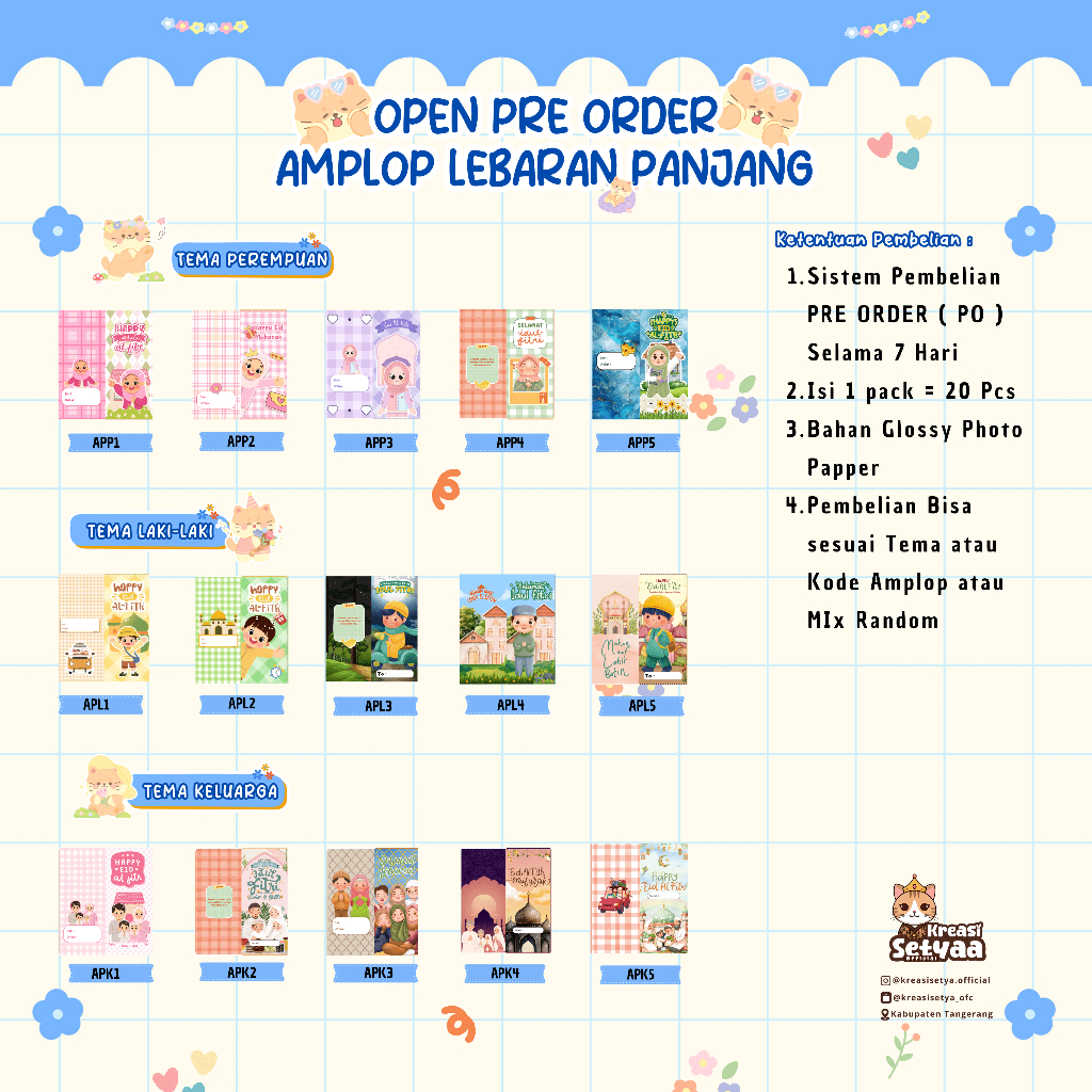 

AMPLOP LEBARAN PANJANG ( ISI 20 PCS )