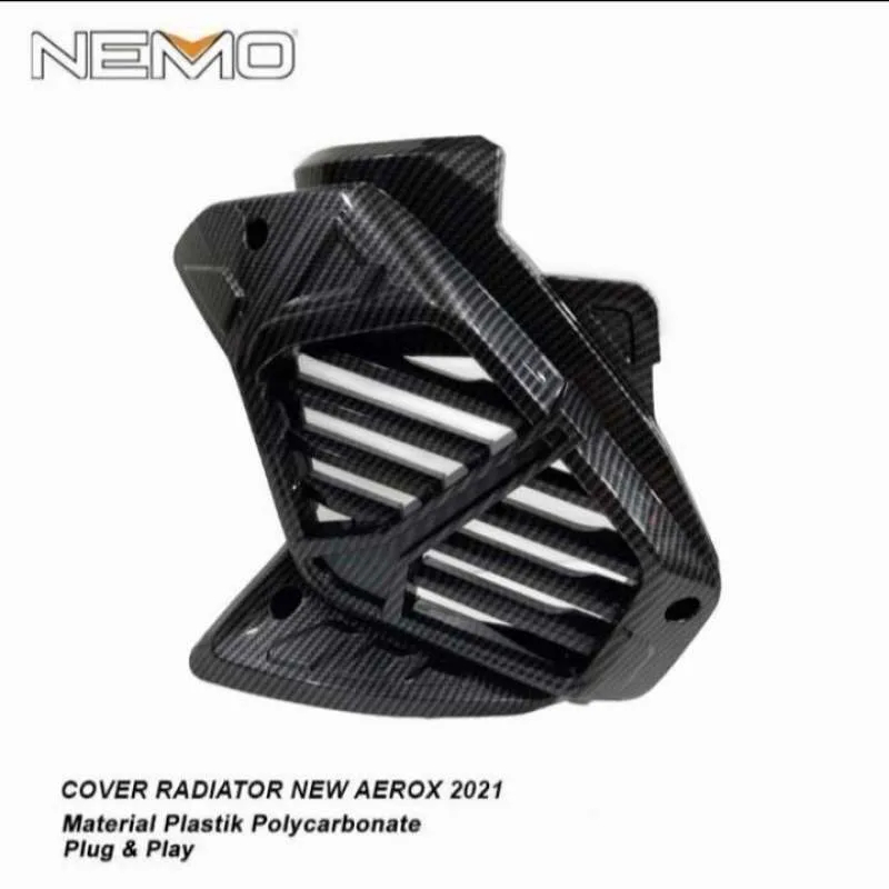 COVER RADIATOR NEMO NEW AEROX 2020 CARBON ORIGINAL