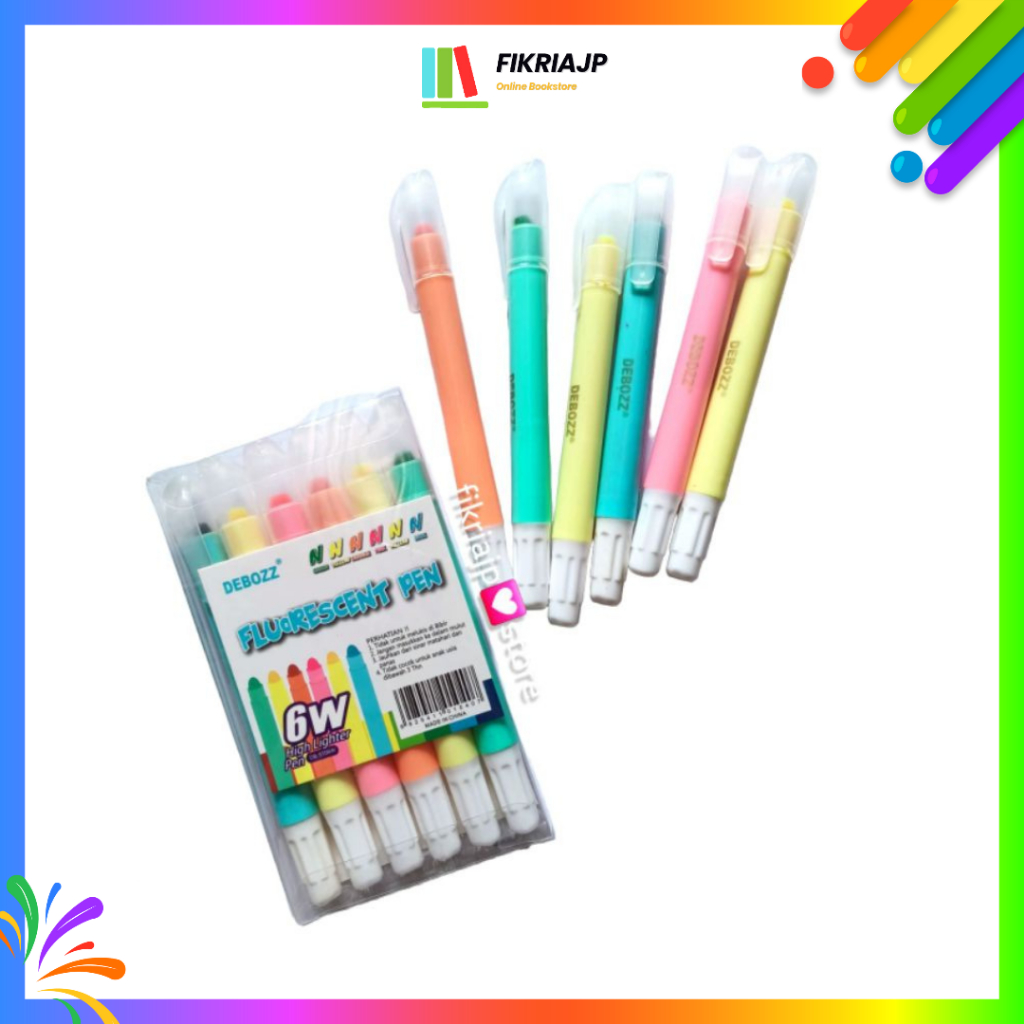 

Stabilo Erasable Highlighter Penanda Dapat Dihapus Debozz DB-ST06W