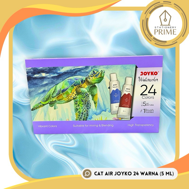 

Cat Air Watercolor JOYKO 24 Warna Tube (5 ml) WC-4-24