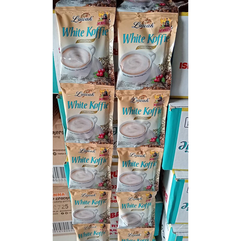 

Luwak White Coffee 1 renceng