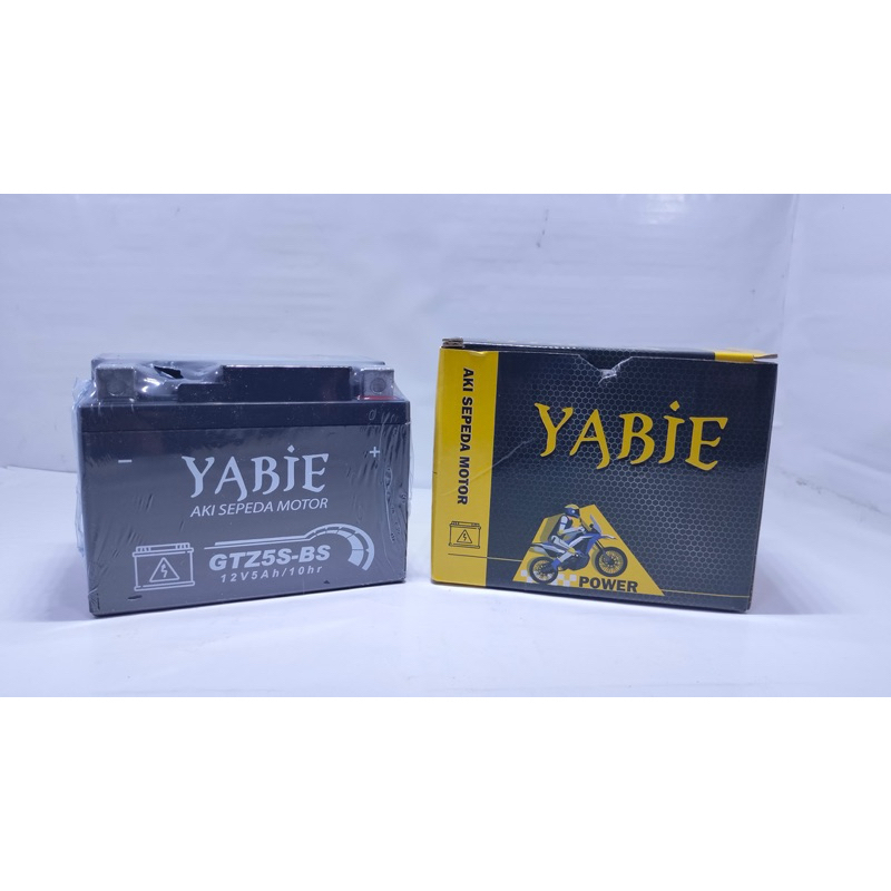 Aki Accu Yabie Towoto Razor Bolt GTZ5S Aki Full Kering