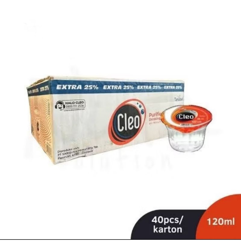 

Air Cleo Murni Cup 120 ml