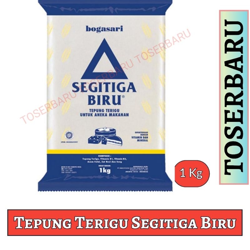 

Tepung terigu Bogasari 1kg ( kemasan transparan )
