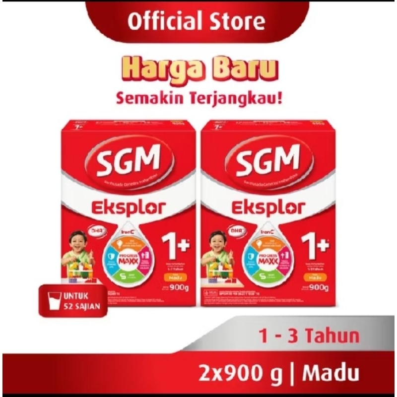 

SGM Eksplor dengan IronC Susu Pertumbuhan Rasa Madu 900GR