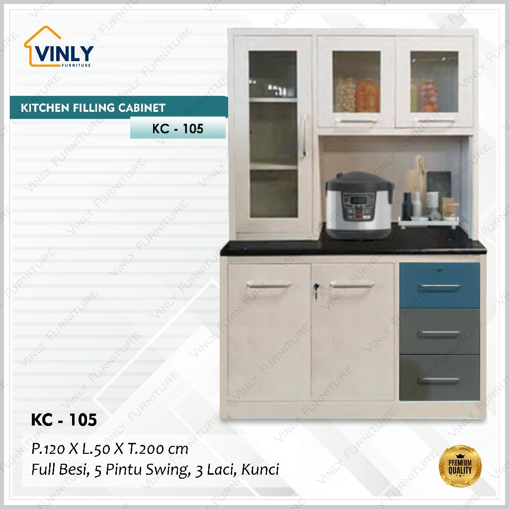 Lemari / Lemari Sayur Besi Vinly 120