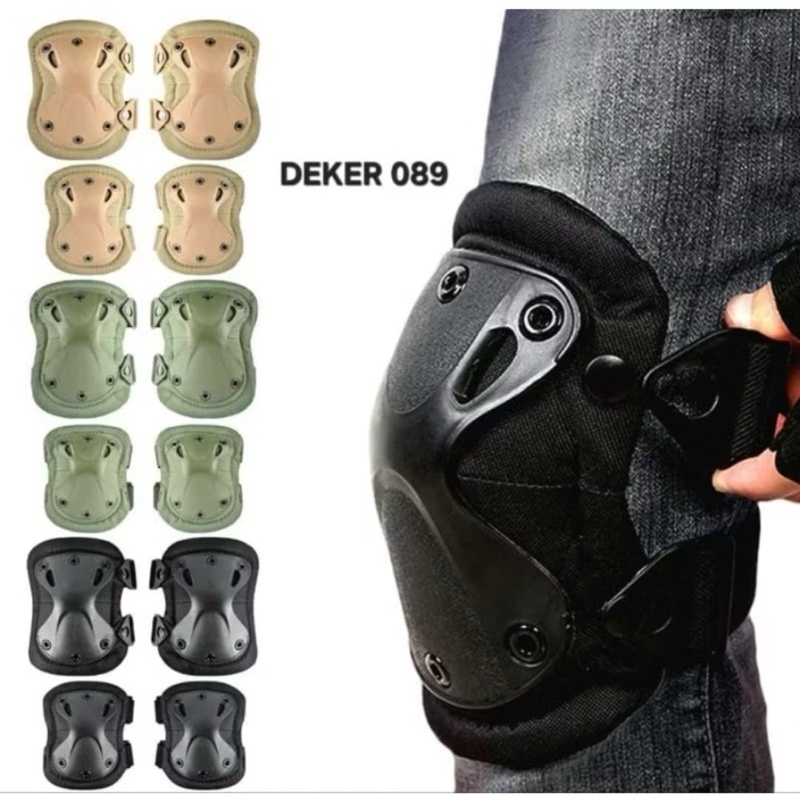 deker/deker lutut set/deker set tactical/deker kniped