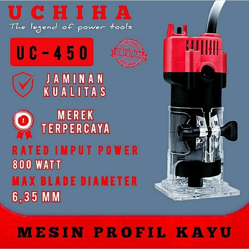 Promo Mesin Router Trimmer uchiha Profile Heavy duty japan import Asli