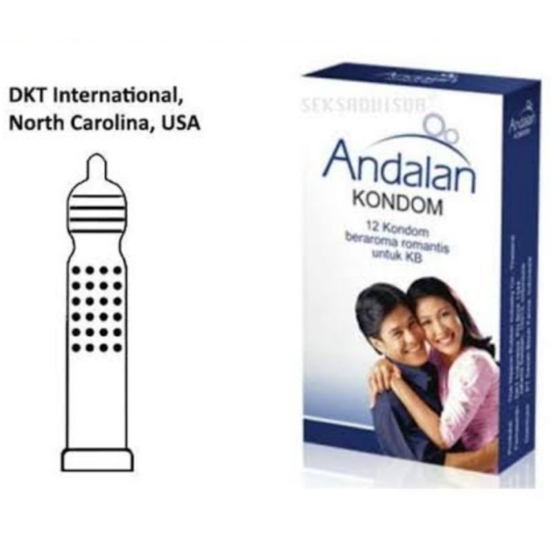 Williya Shopp Kondom Andalan Isi 3 Dan 12 Pcs / Kondom Bergerigi Tipis Anti Bocor