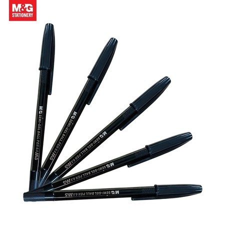 

BOLPEN 1 PACK - BALLPOINT 1 PACK - HITAM - M&G M5 - 0.5MM - 1 PACK 12 PCS - BOLPEN MURAH MERIAH