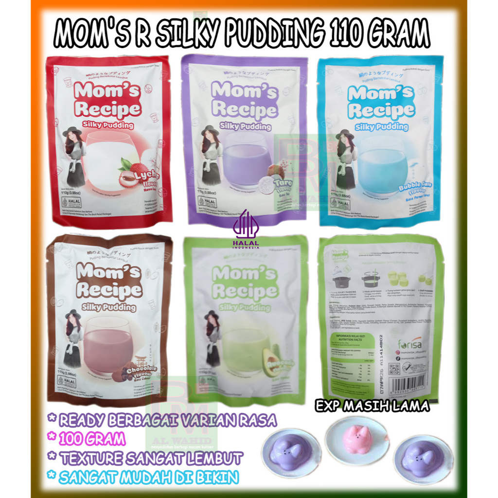 

Pudding puding Mom's Recipe Silky Kemasan 110 Gram