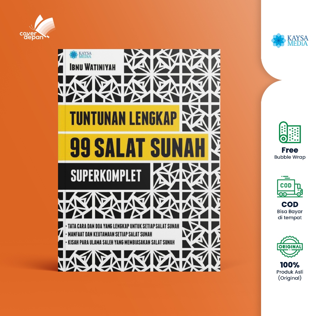 BUKU TUNTUNAN LENGKAP 99 SHOLAT SUNAH SUPER KOMPLET