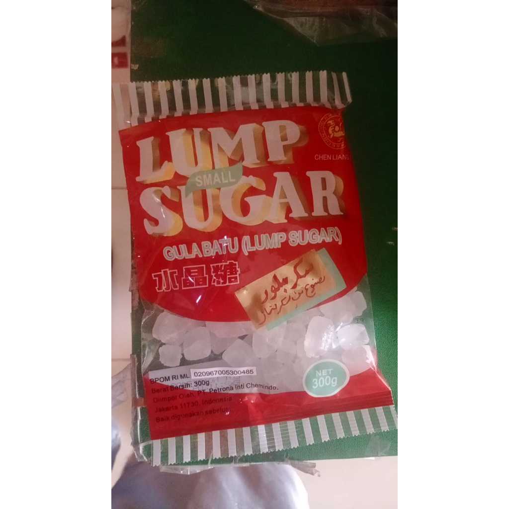 

Gula Batu Kecil Lump Sugar Cystal Candy Sugar China 300 gr Rock Sugar
