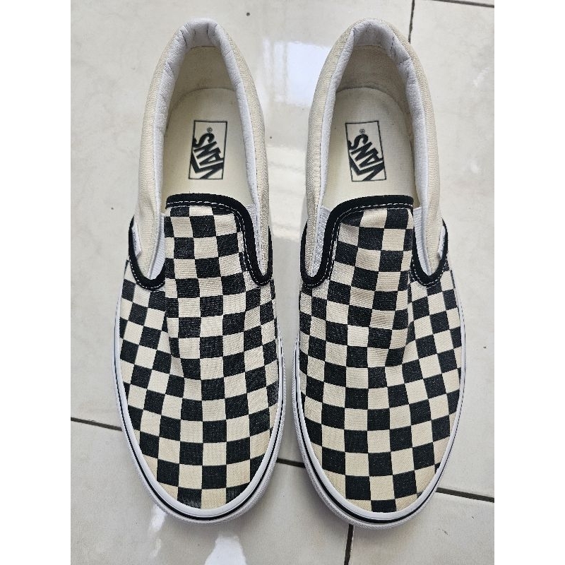 Vans Slip On Checkerboard Black White Original