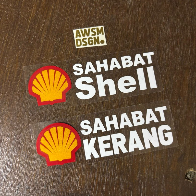 stiker cutting sahabat shell sahabat kerang bukan sahabat pertamina