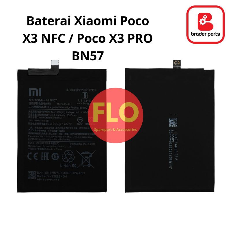 Baterai Xiaomi Poco X3 NFC / Poco X3 PRO BN57