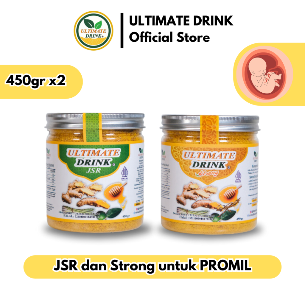 

ULTIMATE DRINK - JSR 450gr & STRONG 450gr diminum bergantian bersama pasangan