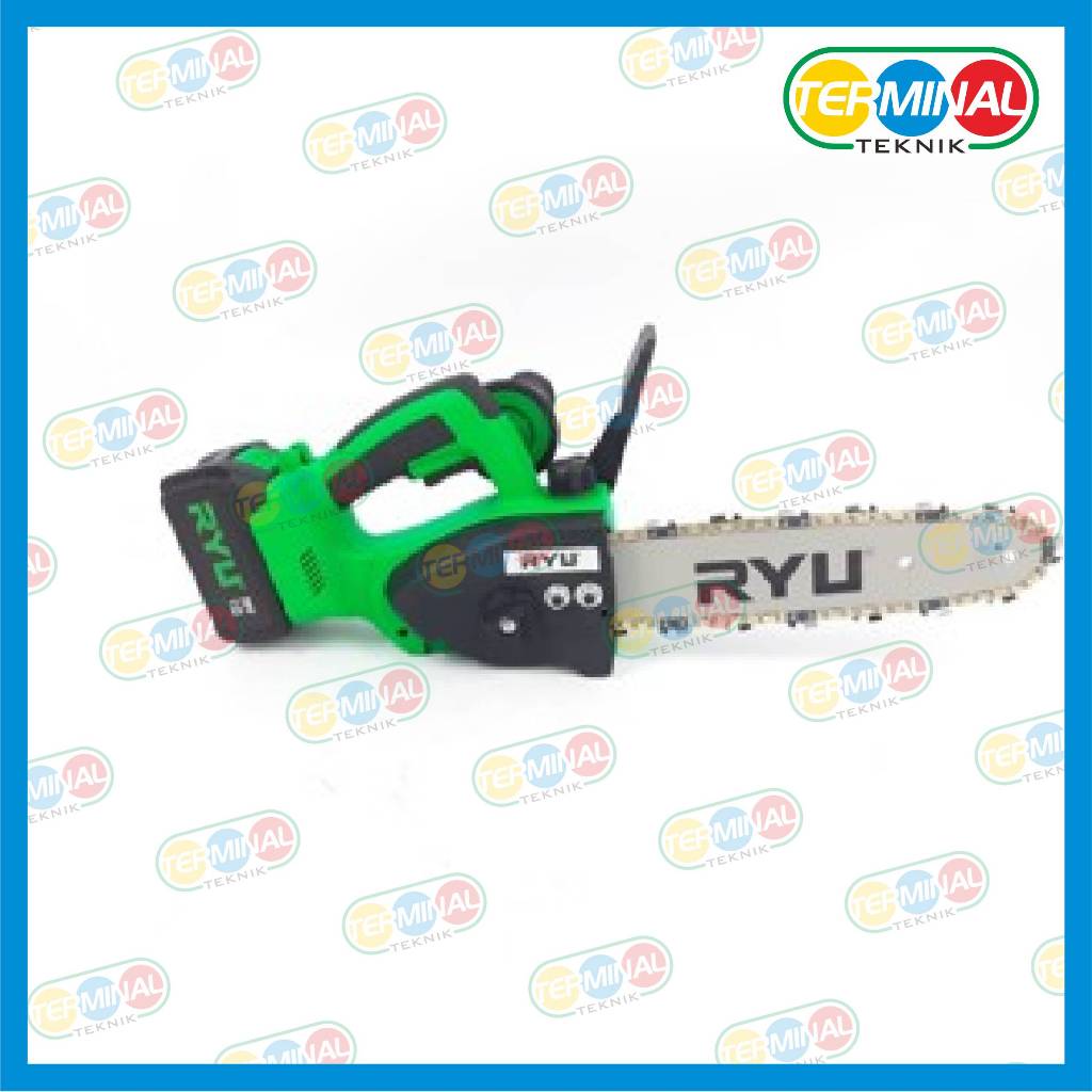 Mesin Gergaji Baterai 10" RYU RCCH10 Brushless / Cordless Chainsaw 10"