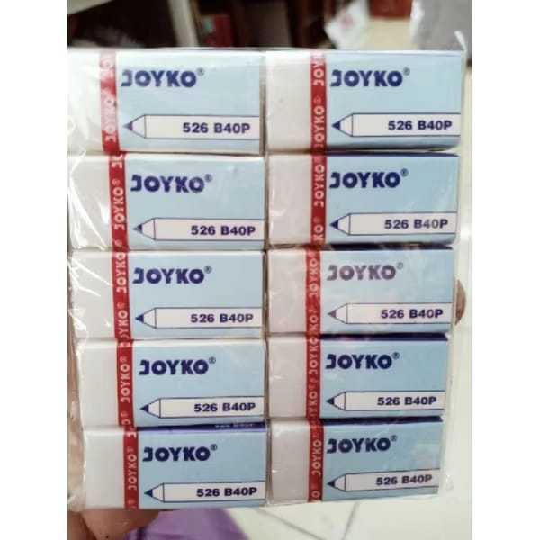 

10 PCS Penghapus / Stip Joyko Putih Kecil