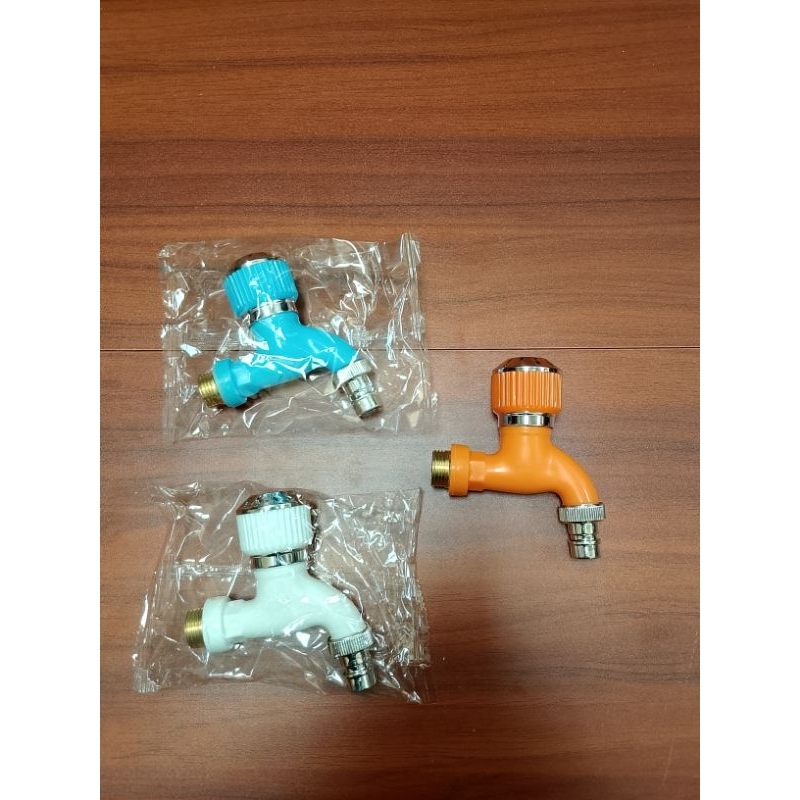 (Homeareus) Kran Air Pvc Drat Kuning | Kran Air