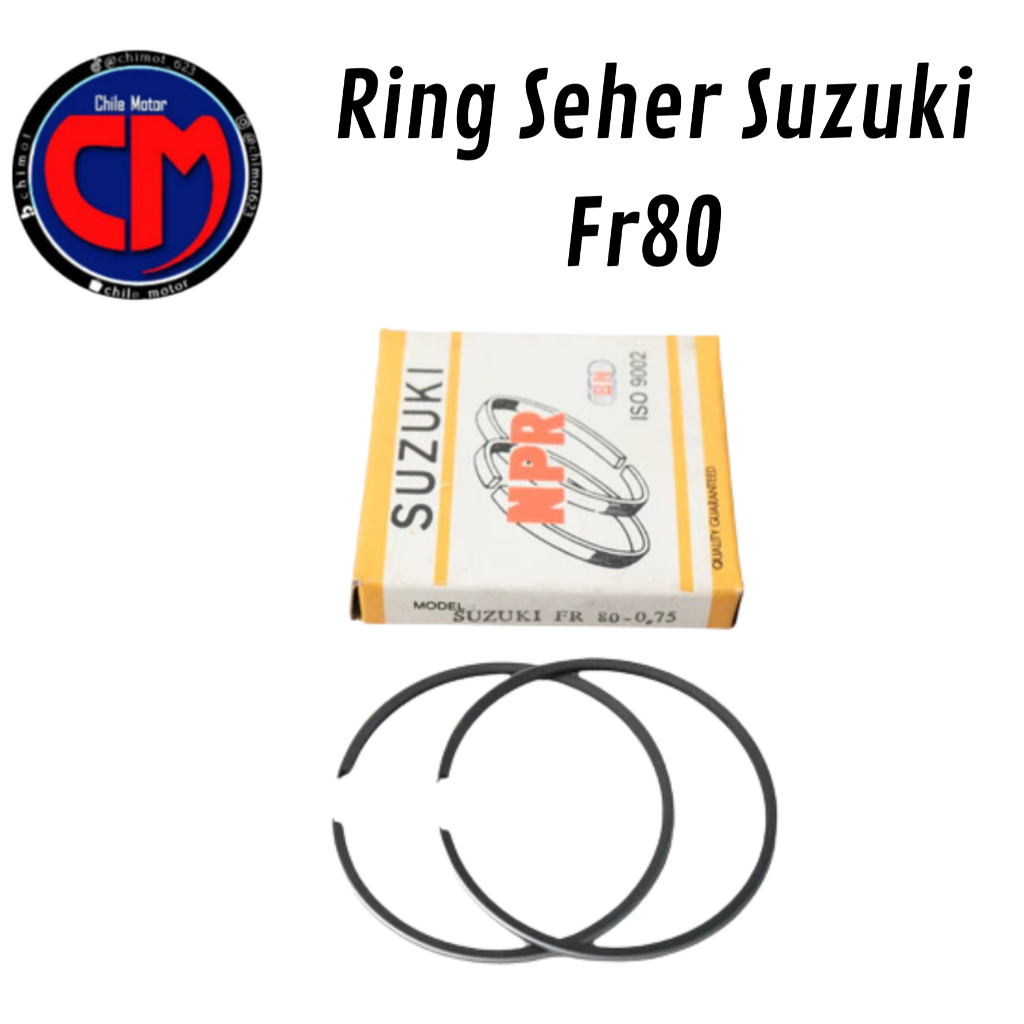Ring Seher Piston Suzuki Fr80 Fr 80 Oversize 0.75