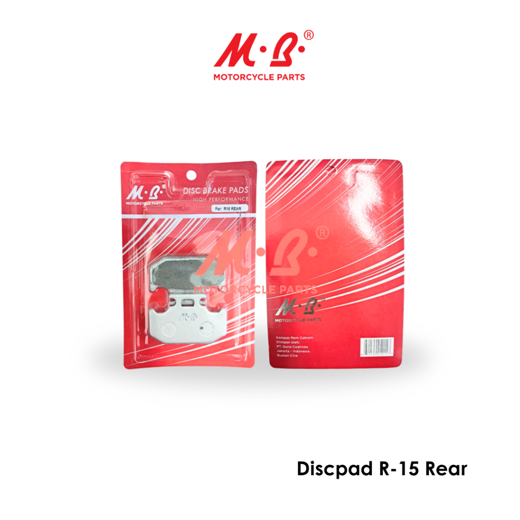 M.B. Discpad Kampas Rem Belakang Motor Yamaha R 15 R15
