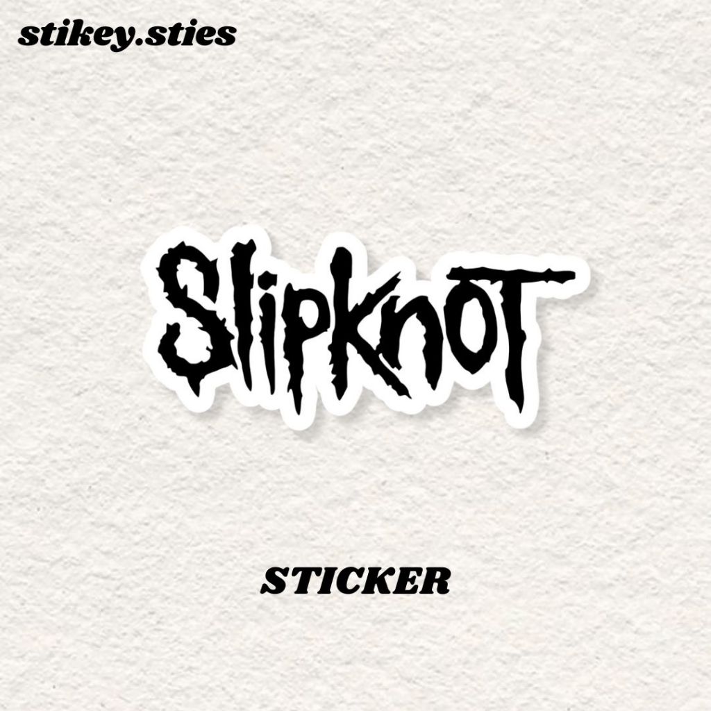 

STICKER SLIPKNOT BAND AESTHETIC ANTI AIR VINYL / STIKER HELM LAPTOP HP MOTOR TUMBLR TAS KOPER