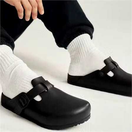 Sandal Boston Pria Wanita Sendal Karet Sandal Korean Style Sandal Pria Slipon Big Sepatu Dokter Sepa