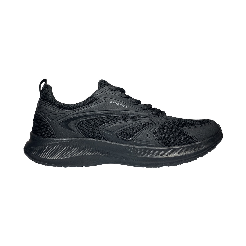 Spotec Sepatu Sneakers Artikel Olympia Hitam/Hitam Spotec Original