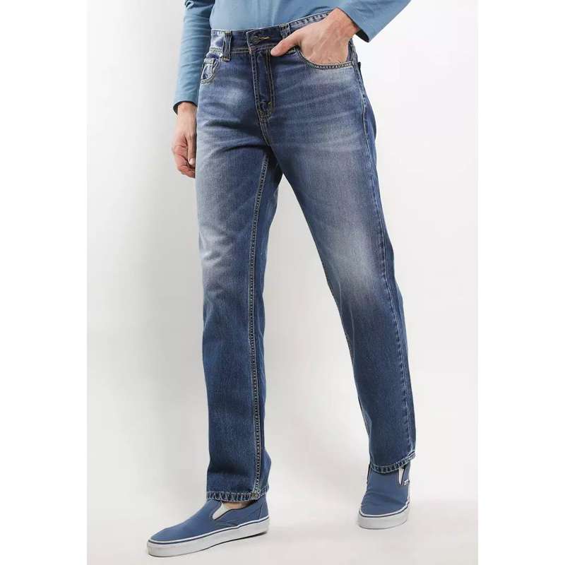 LOIS JEANS Straight Fit Blue Denim Pants BFS2301D - 599.500