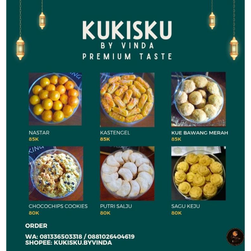 

KUKISKU BY VINDA - OPEN PO KUE LEBARAN