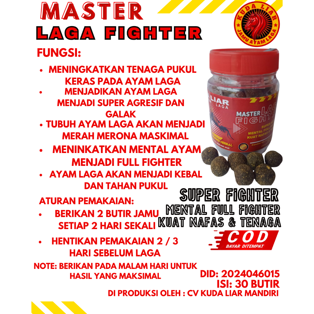 Jamu Ayam Aduan Pukul Keras Obat Jamu Ayam Aduan Tahan Pukul Full Dopping