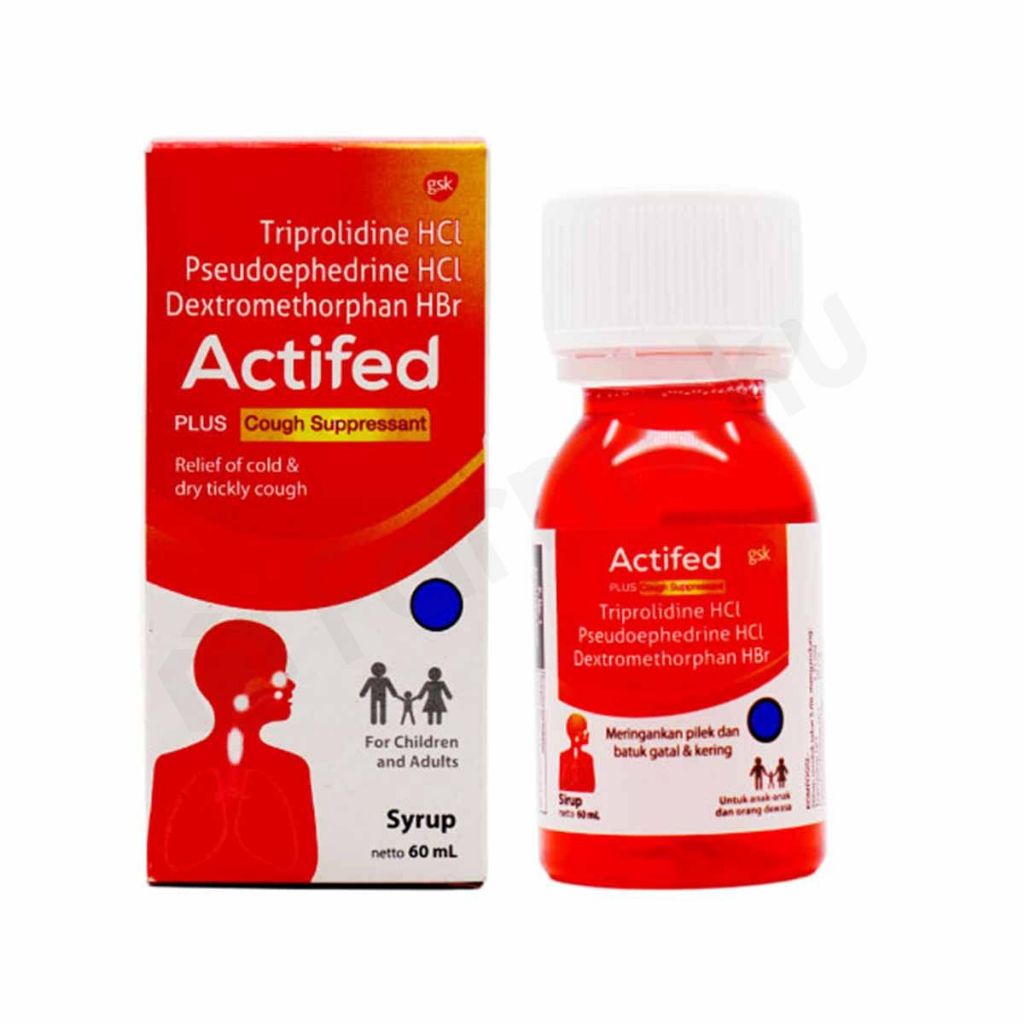 

Actifed Merah Batuk Gatal & Kering Sirup 60mL