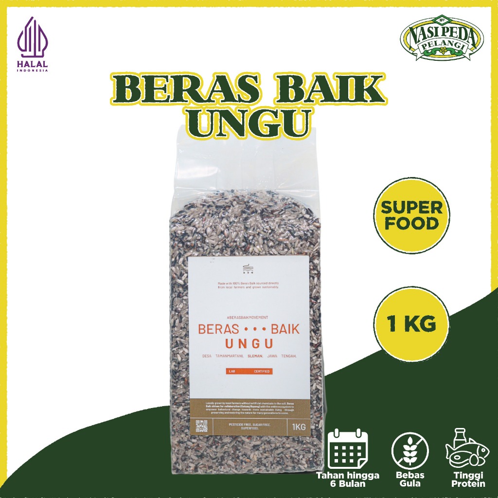 

Beras Baik Ungu Sleman (Lab Certified)