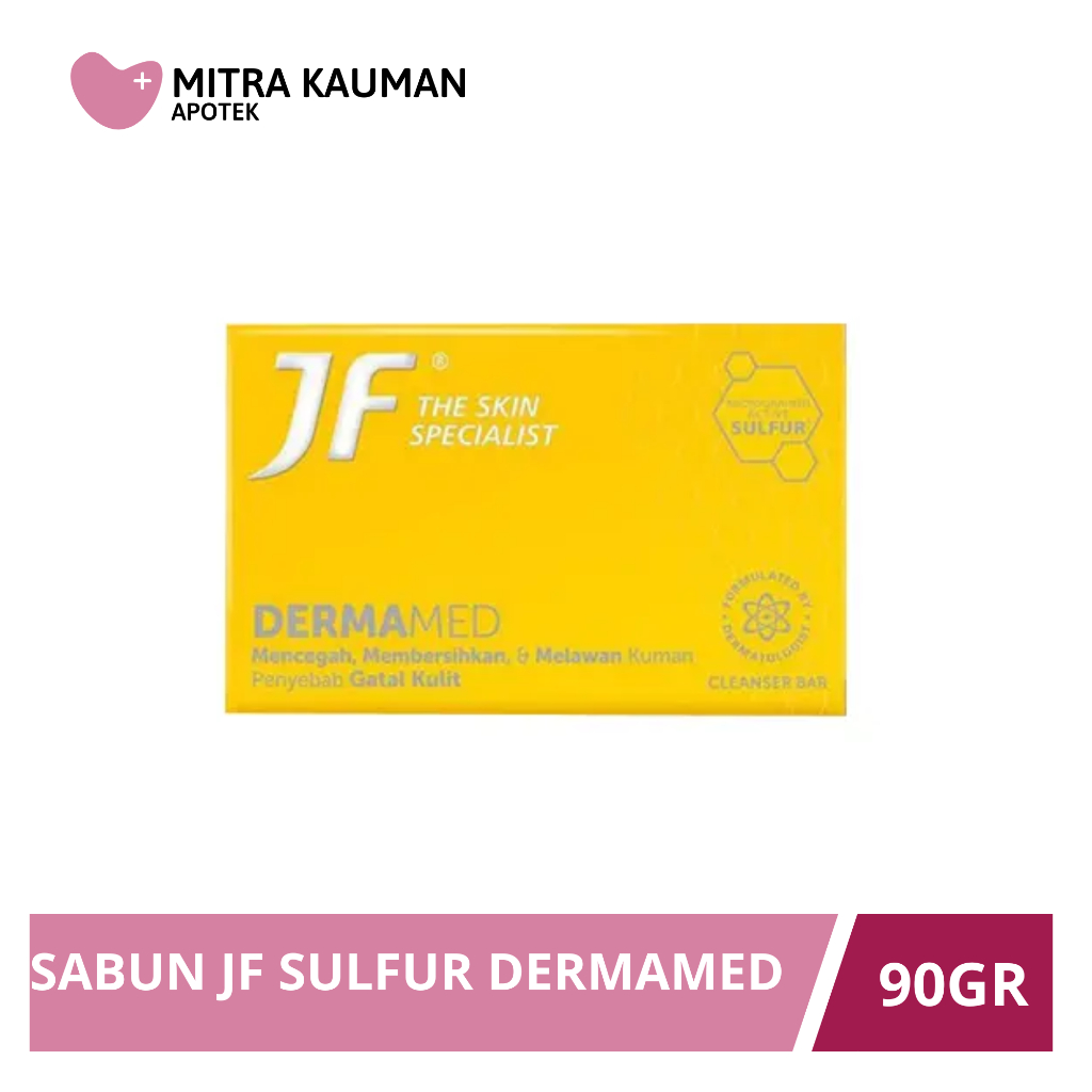JF Sulfur Dermamed Soap 90 g - Sabun Untuk Gatal Kulit